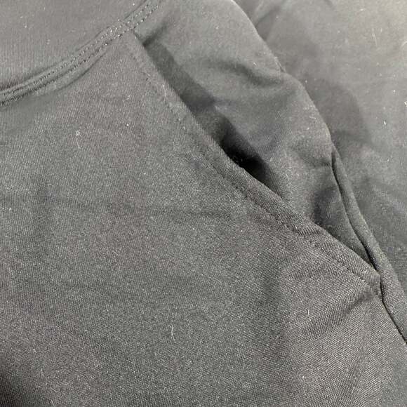 Rimless 7 Women's High-Waisted Black Yoga Pants with Pockets, Size M - Picture 2 of 6